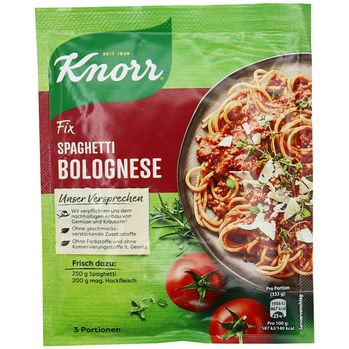 Knorr Fix Spaghetti Bolognese